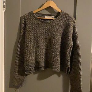 Cozy Grey Knit Sweater🤍